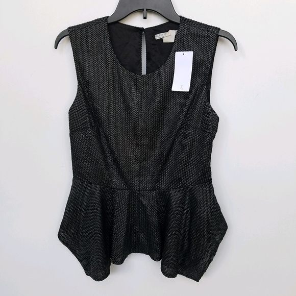 NWT Fashion Designer Alberto MAKALI Peplum Tank Top Sz 8 - Picture 13 of 13